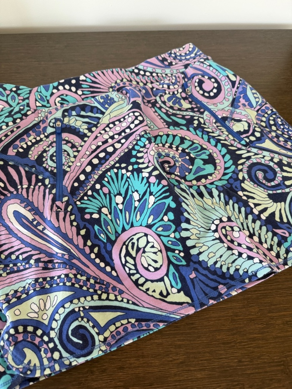 Small Petite Talbots Colorful Paisley Women's Skort